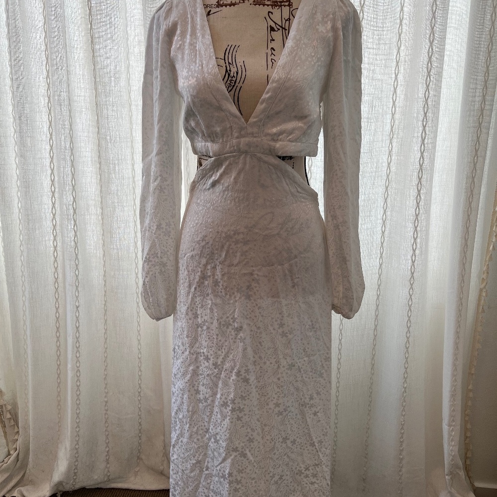 AFRM Norton Maxi Dress in Blanc Floral